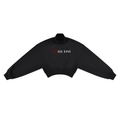 Cropped Mock-Neck Sweatshirt | Have a Heart Collection | Navy &  Black