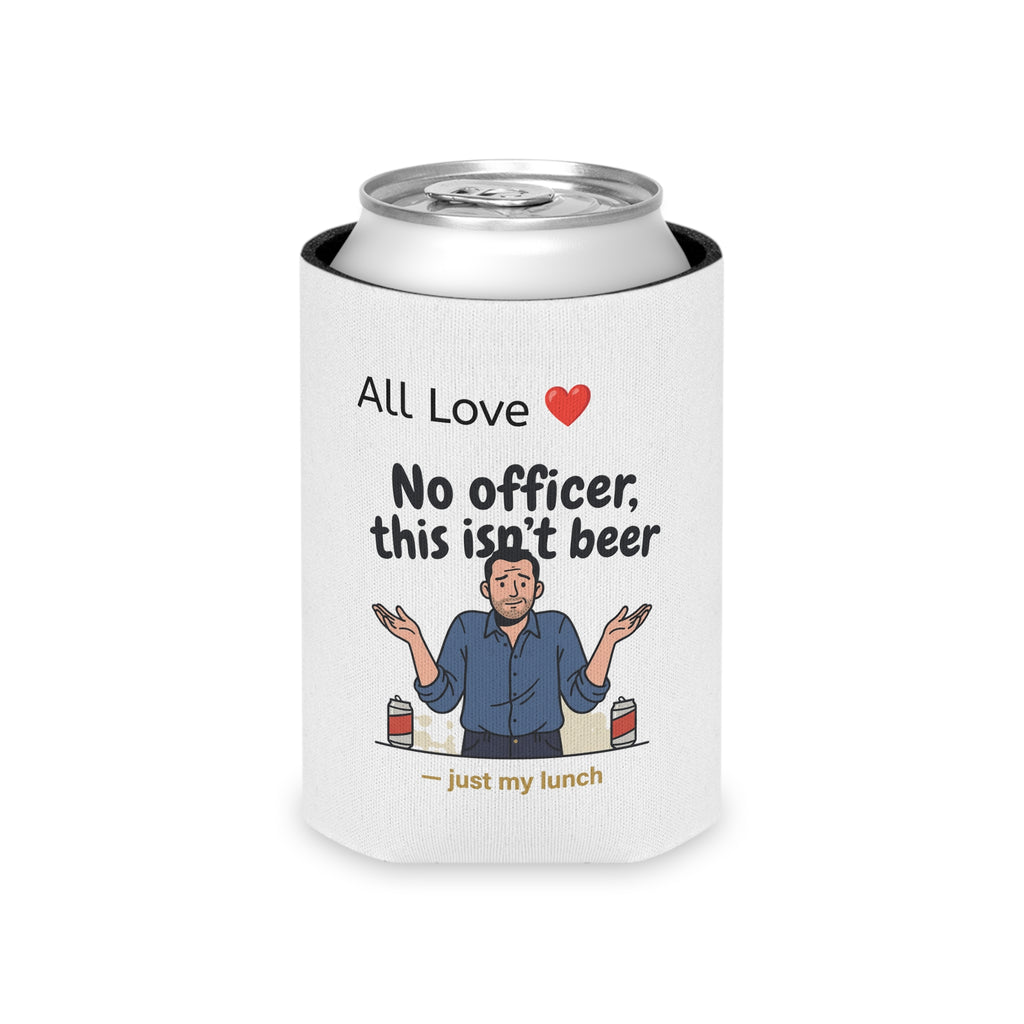 No Officer This Isn't Beer Coozie | Funny 12 oz Can Regular + Slim | All Love Co
