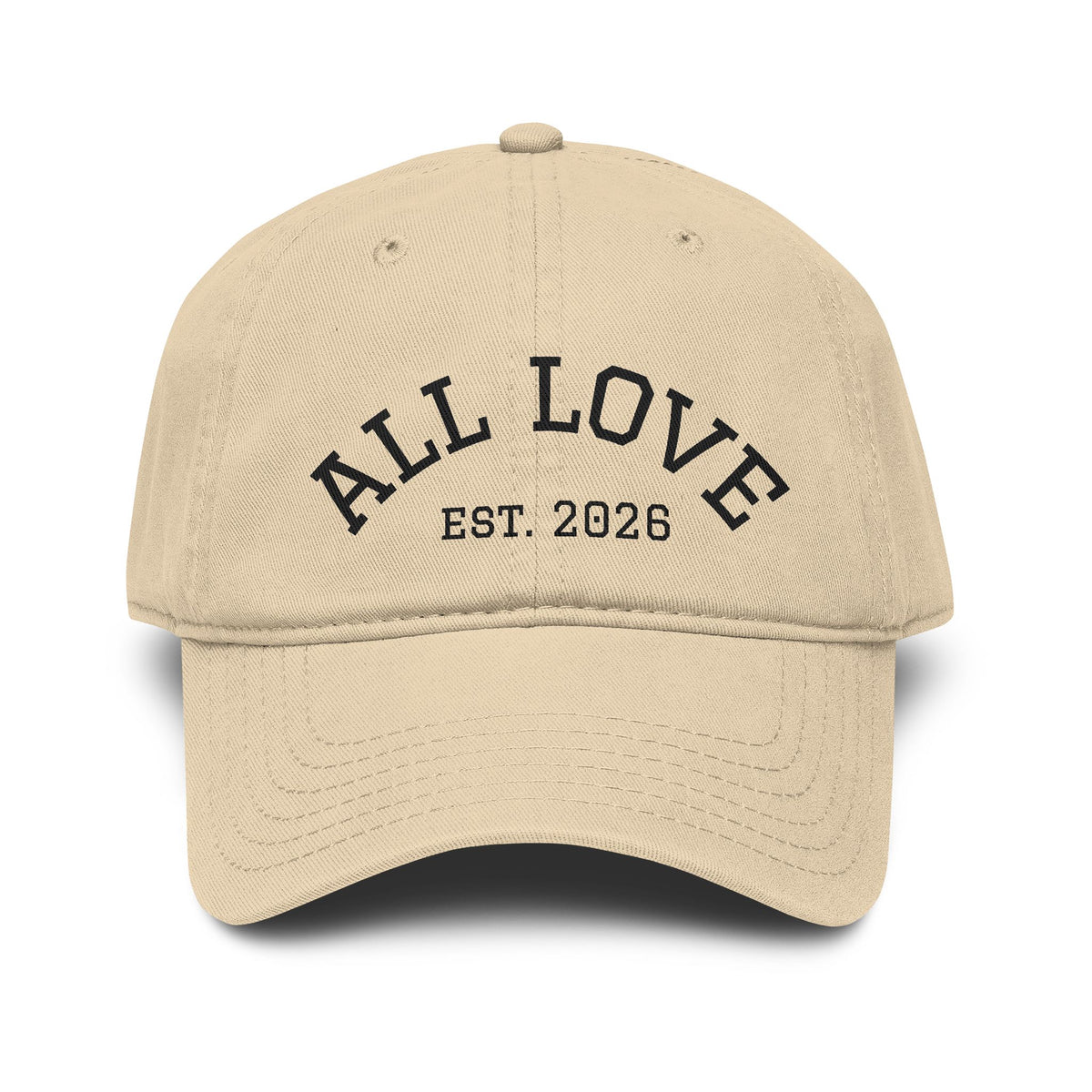 Garment Washed Baseball Cap | DTF Print | All Love Co