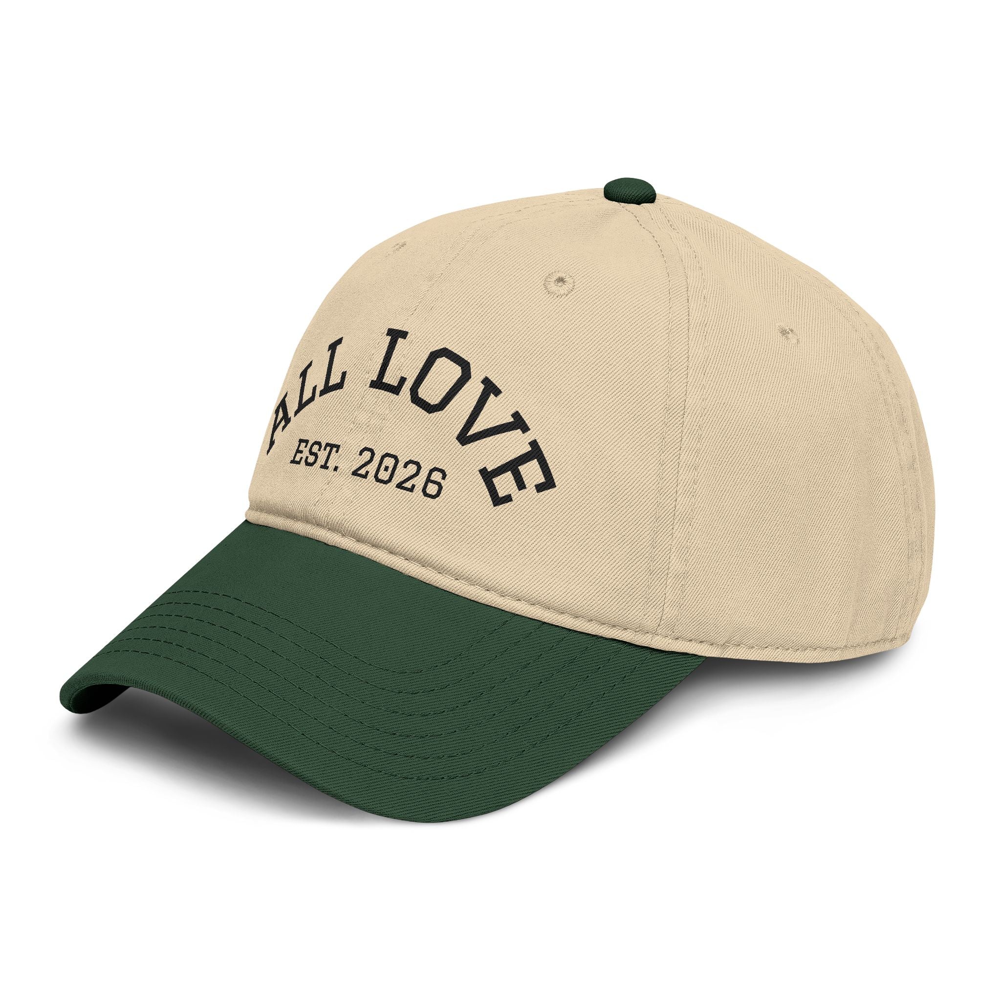 Garment Washed Baseball Cap | DTF Print | All Love Co