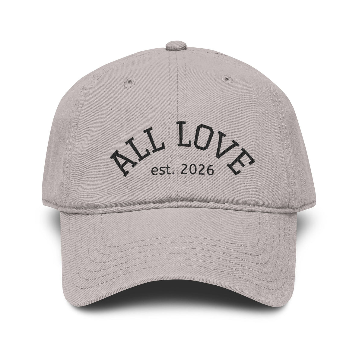 NEW Embroidered Garment Washed Baseball Cap | Level Up | All Love Co