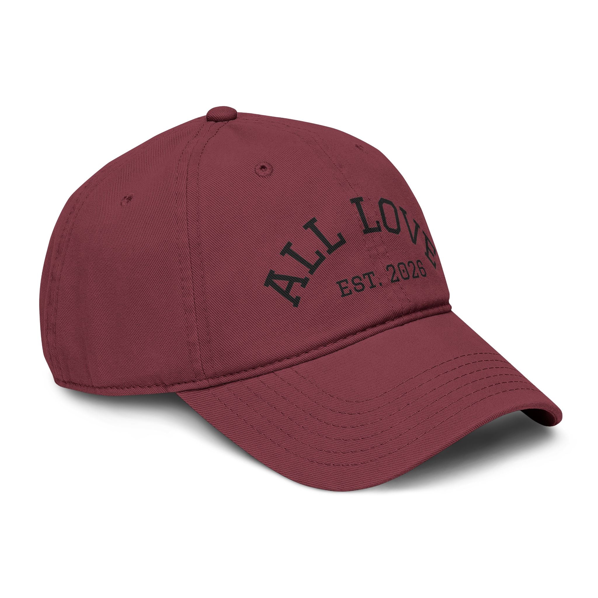 Garment Washed Baseball Cap | DTF Print | All Love Co