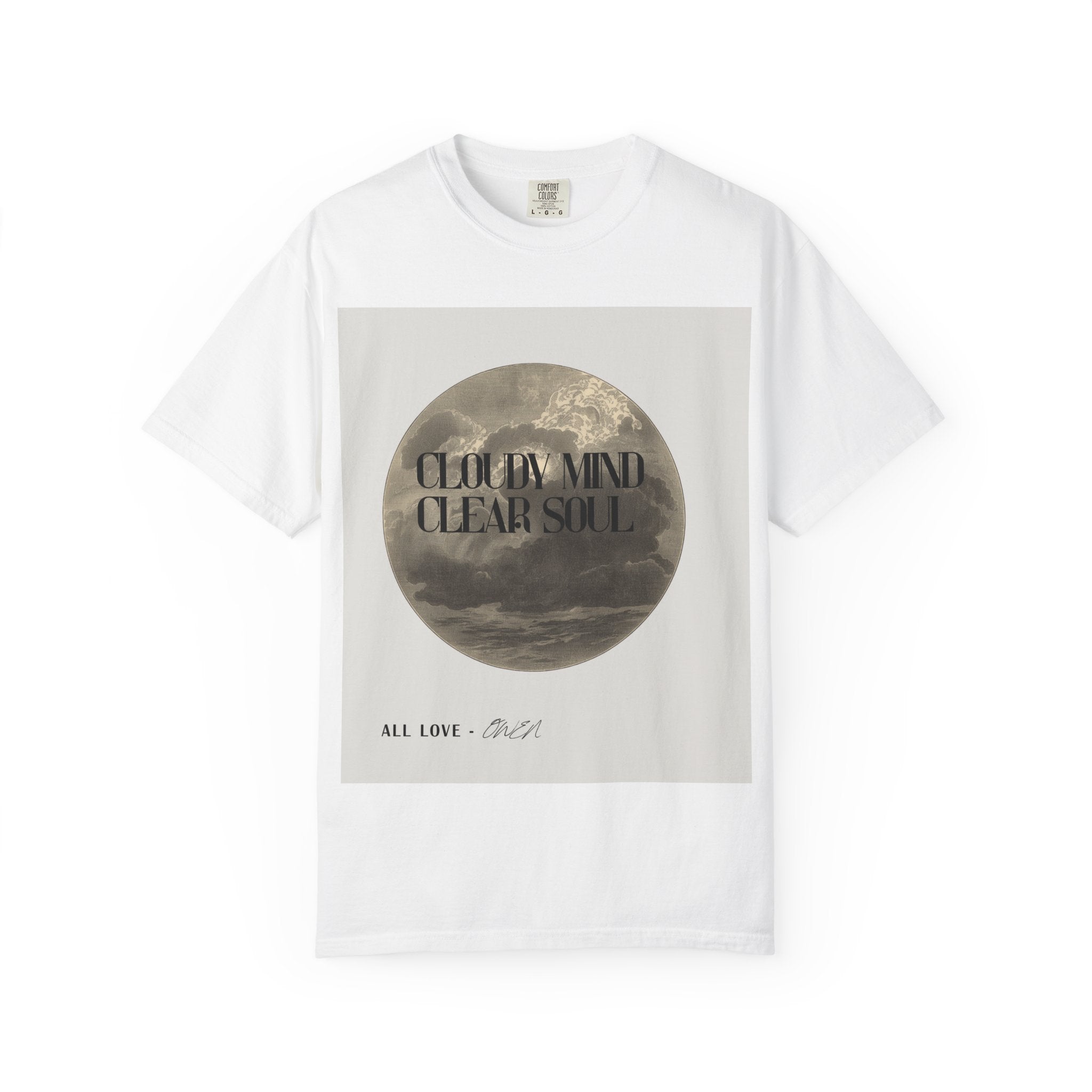 Cloudy Mind Clear Soul Tee | Streetwear Graphic Tee | All Love Co