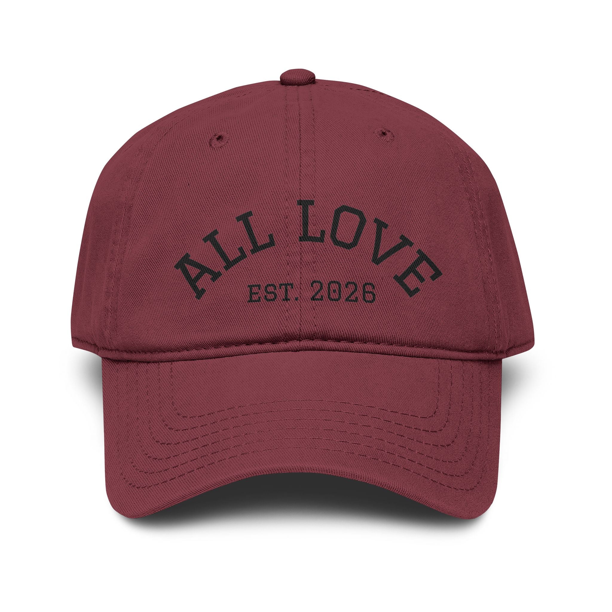 Garment Washed Baseball Cap | DTF Print | All Love Co
