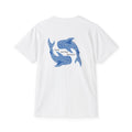 Keep Moving Forward Whale's | Comfort Colors Pocket Tee | All Love Co