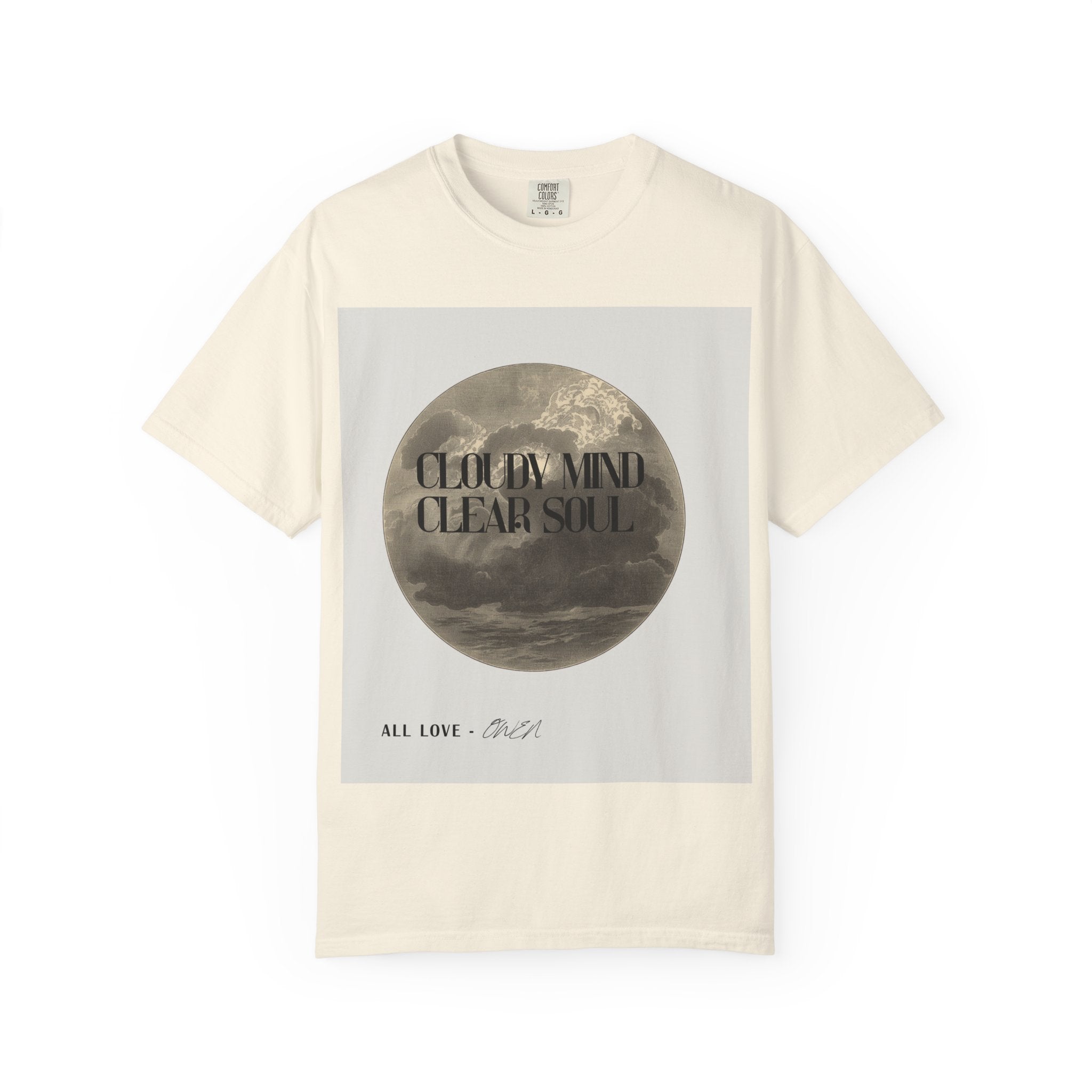 Cloudy Mind Clear Soul Tee | Streetwear Graphic Tee | All Love Co