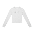 Slim Raglan Long-Sleeve Tee | Have a Heart Collection | White, Oat Gray & Khaki