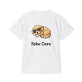 Take Care Dog Tee | Dog Lover Graphic Pocket Tee | All Love Co