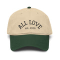 NEW Embroidered Garment Washed Baseball Cap | Level Up | All Love Co