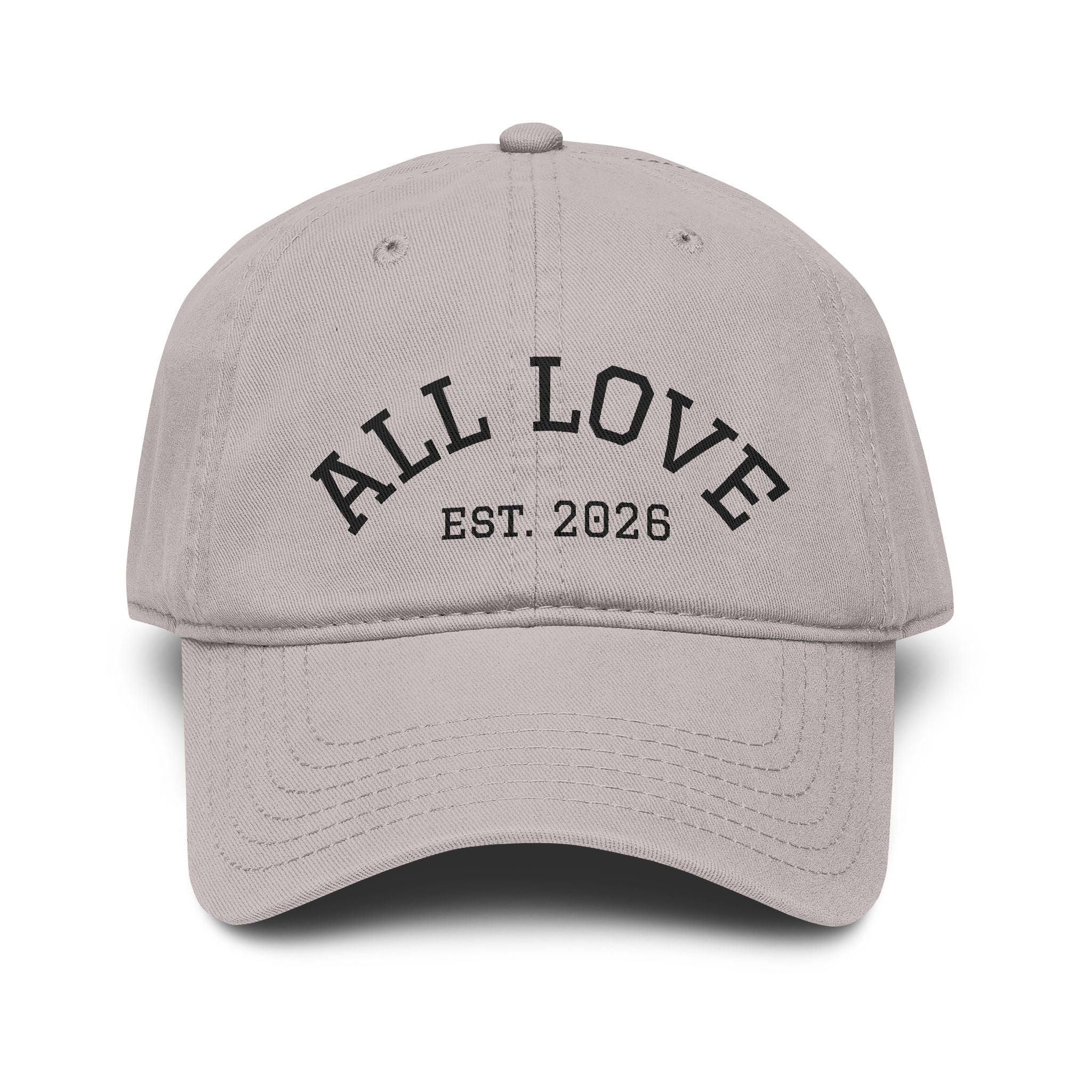 Garment Washed Baseball Cap | DTF Print | All Love Co