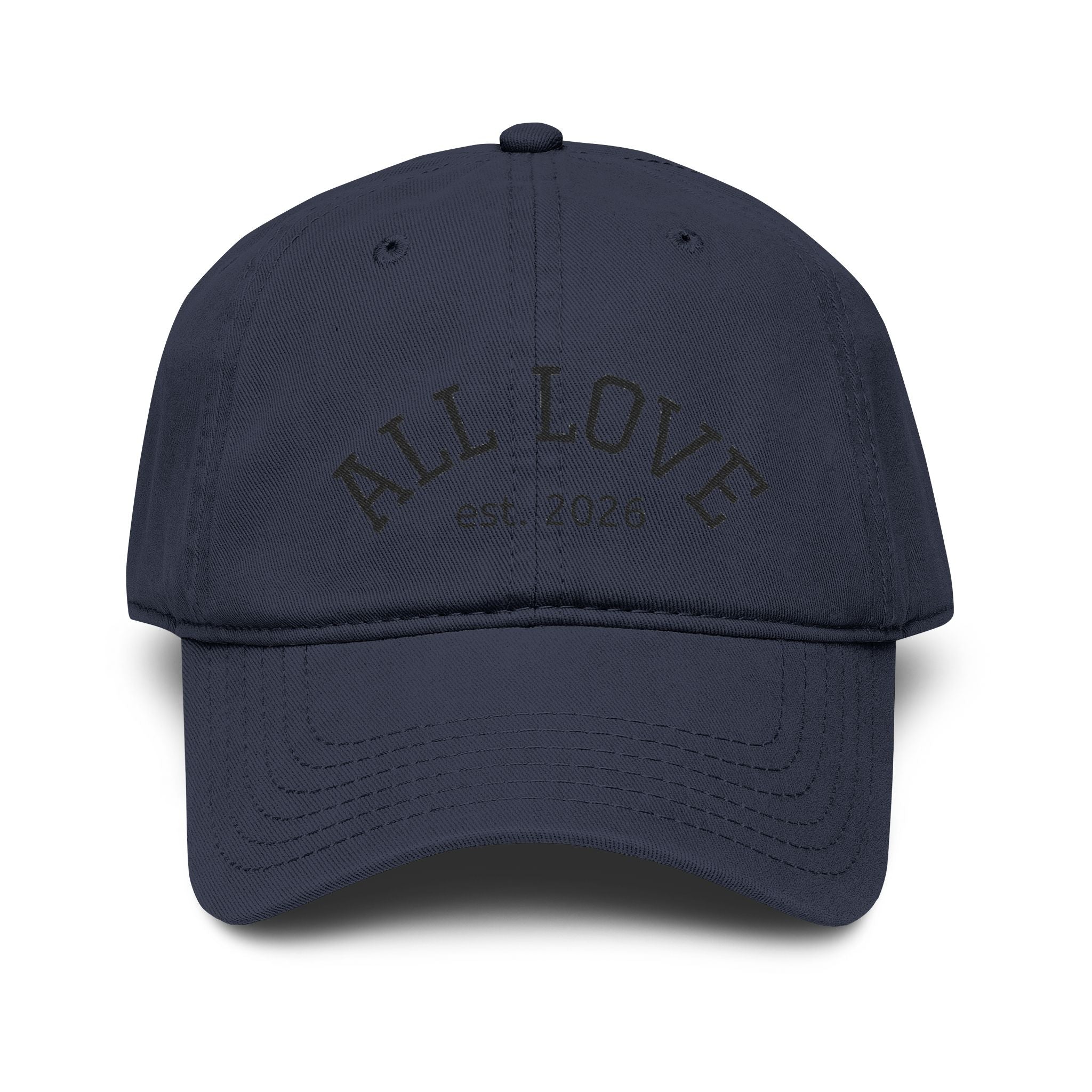 NEW Embroidered Garment Washed Baseball Cap | Level Up | All Love Co
