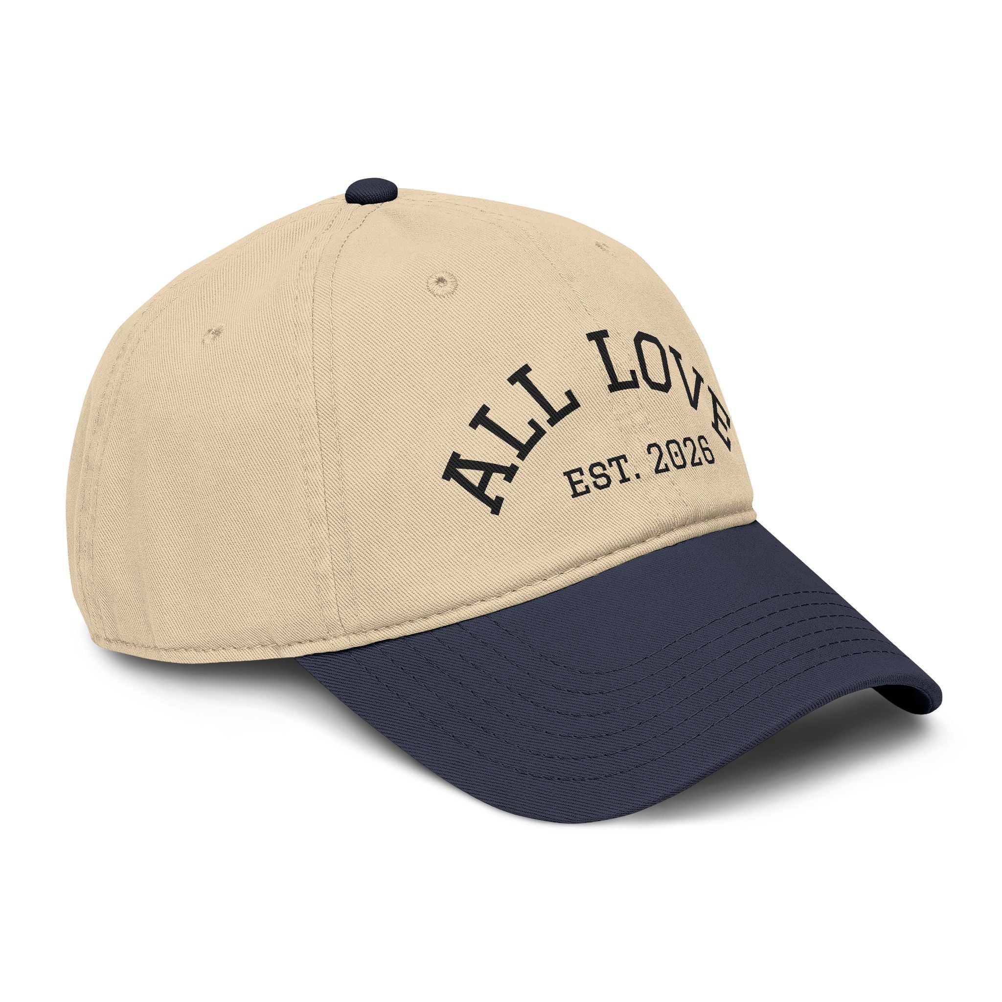 Garment Washed Baseball Cap | DTF Print | All Love Co