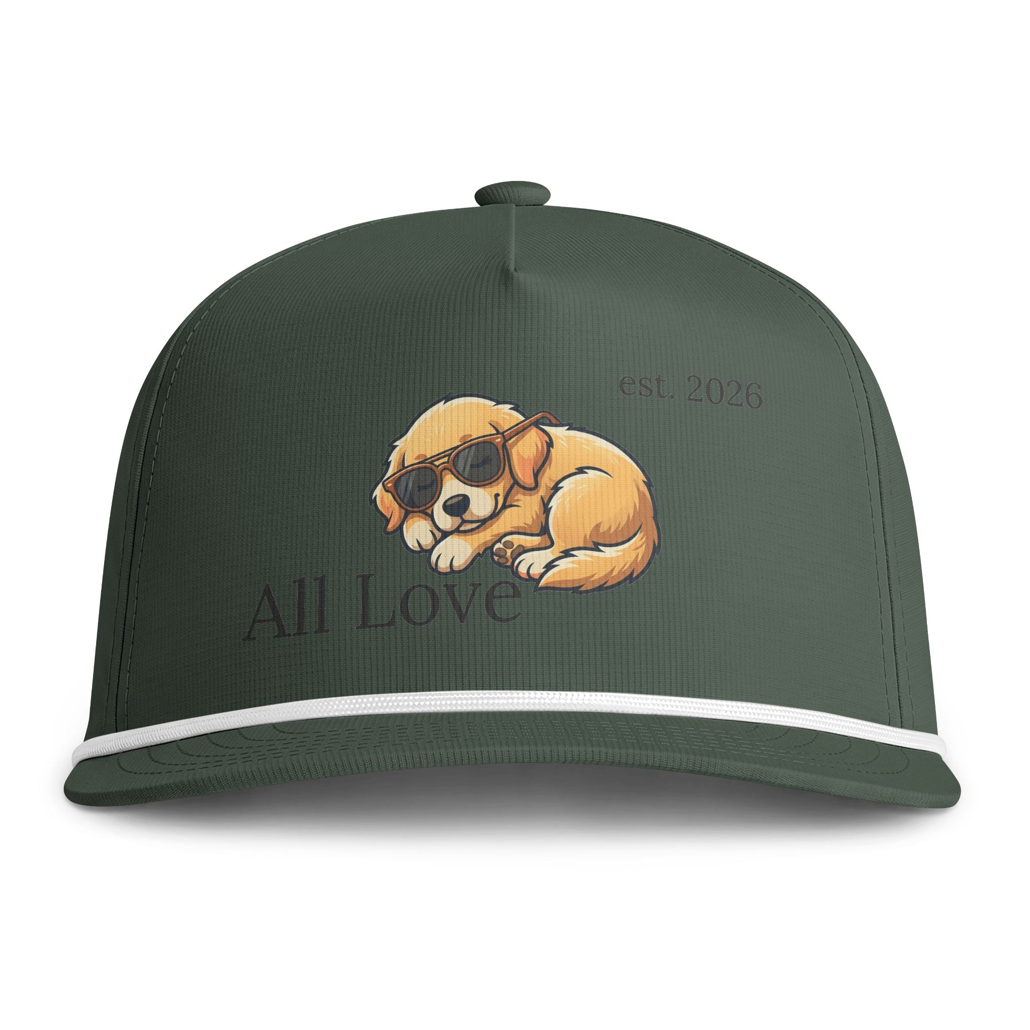 Quiet Sleeping Chill Dog Hat | DTF Rope Cap | All Love Co