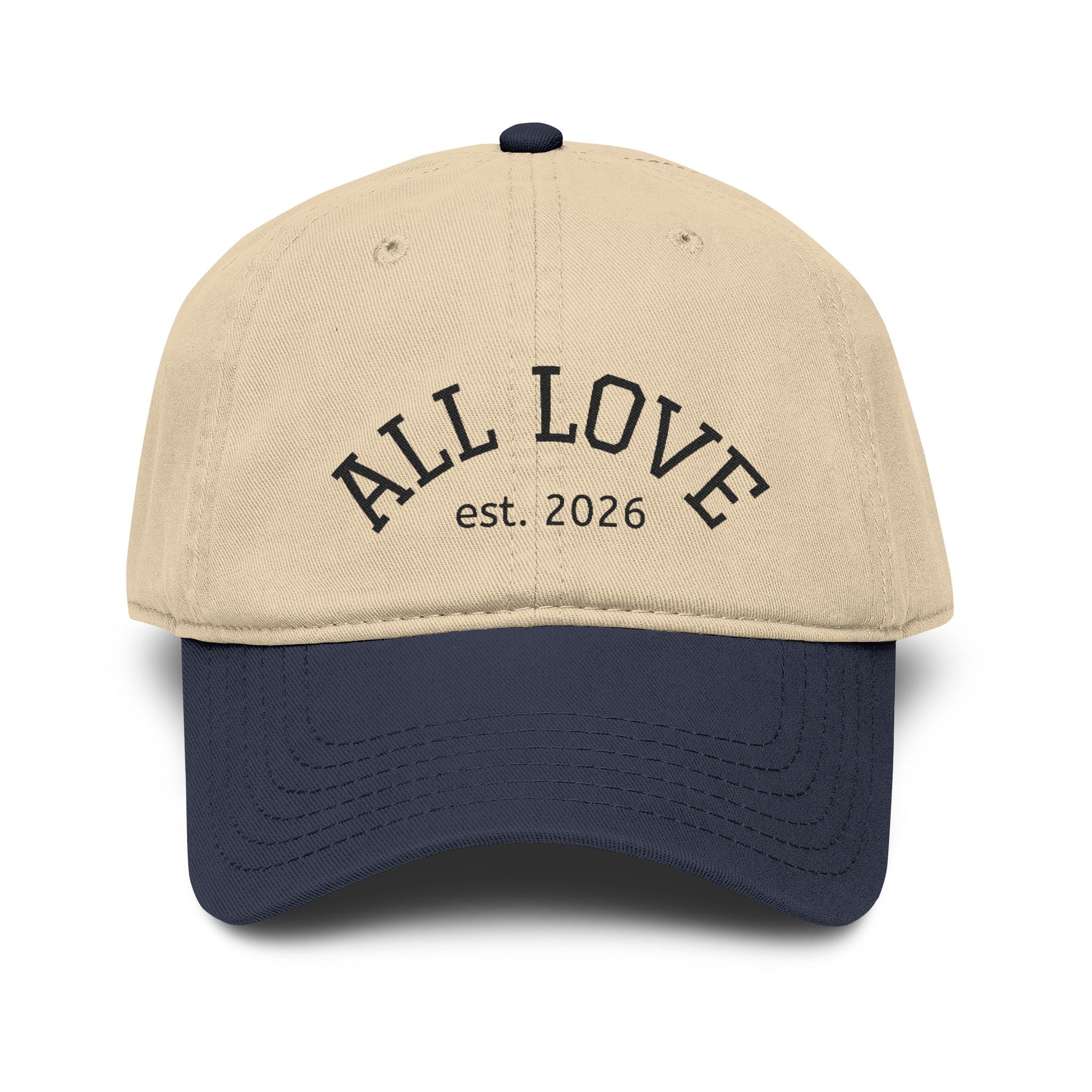 NEW Embroidered Garment Washed Baseball Cap | Level Up | All Love Co