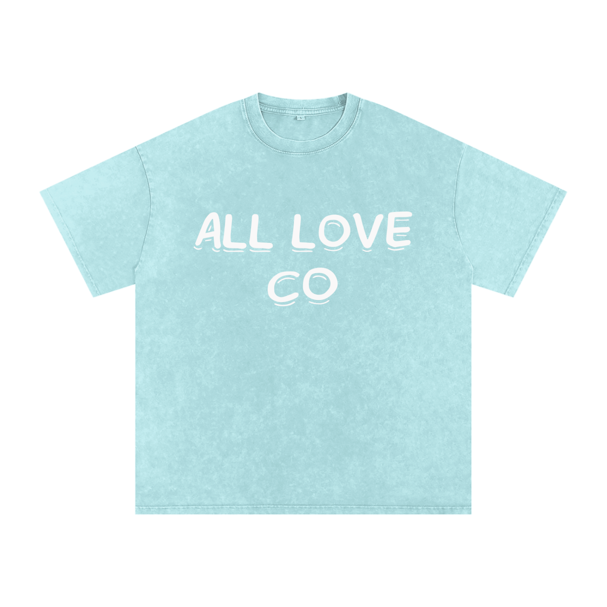 All Love Co | est. 2026 | Snow Washed Oversized Cotton T-Shirt