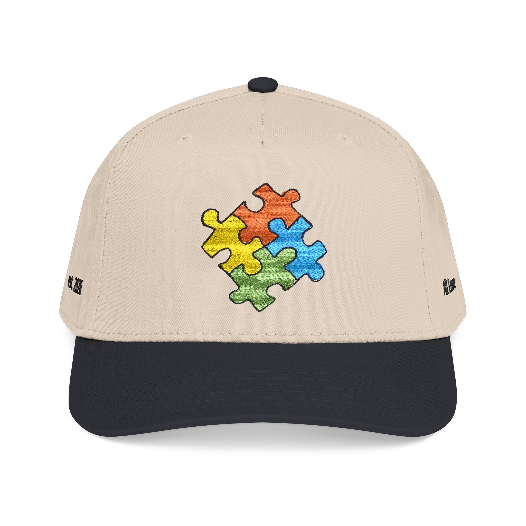 Hand Drawn Autism Puzzle Piece Cap | Embroidered | All Love Co