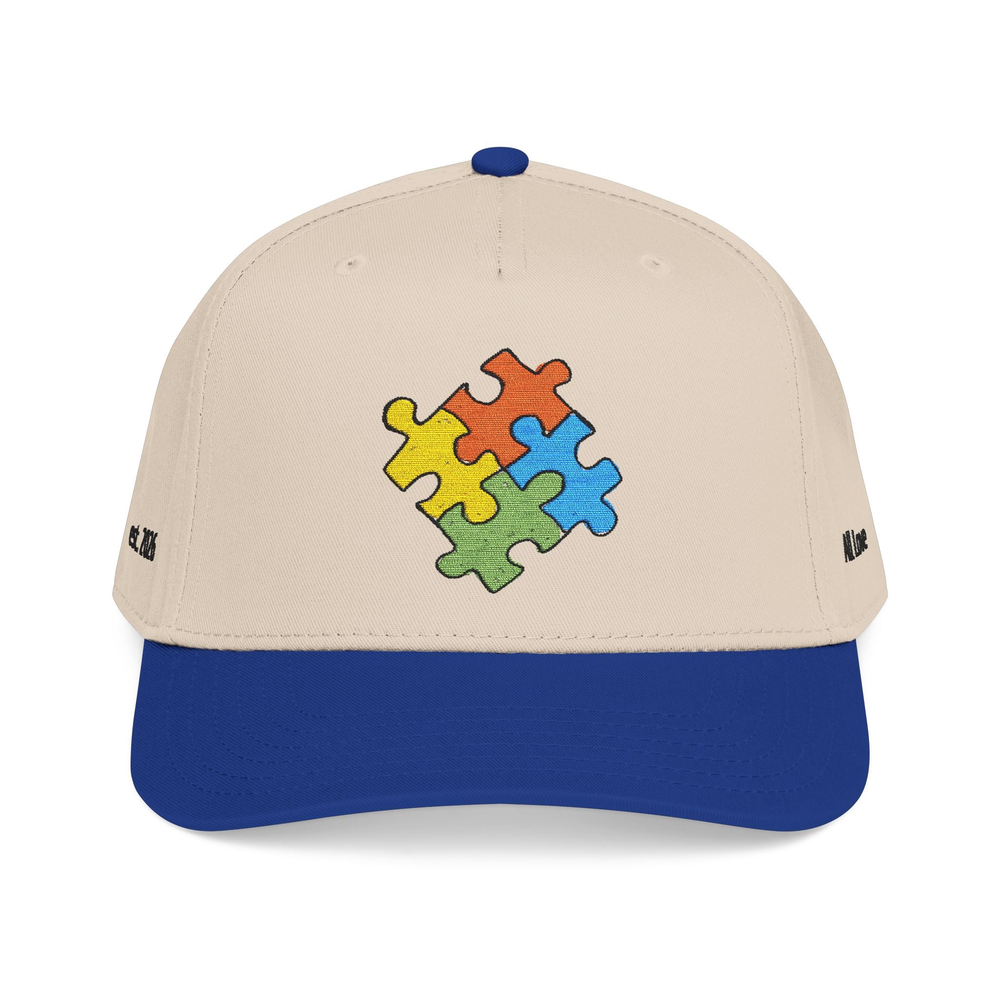Hand Drawn Autism Puzzle Piece Cap | Embroidered | All Love Co