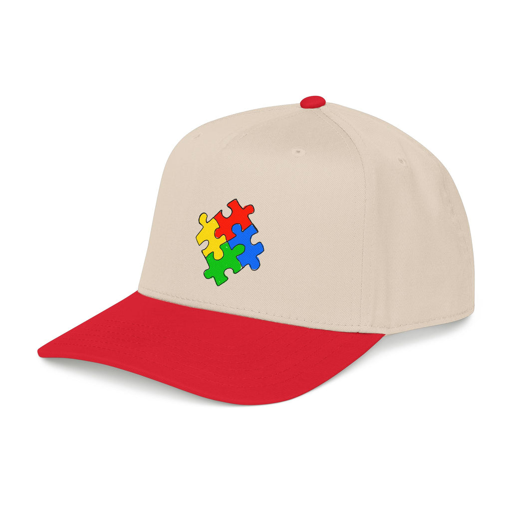 Hand Drawn Autism Puzzle Piece Cap | Embroidered | All Love Co