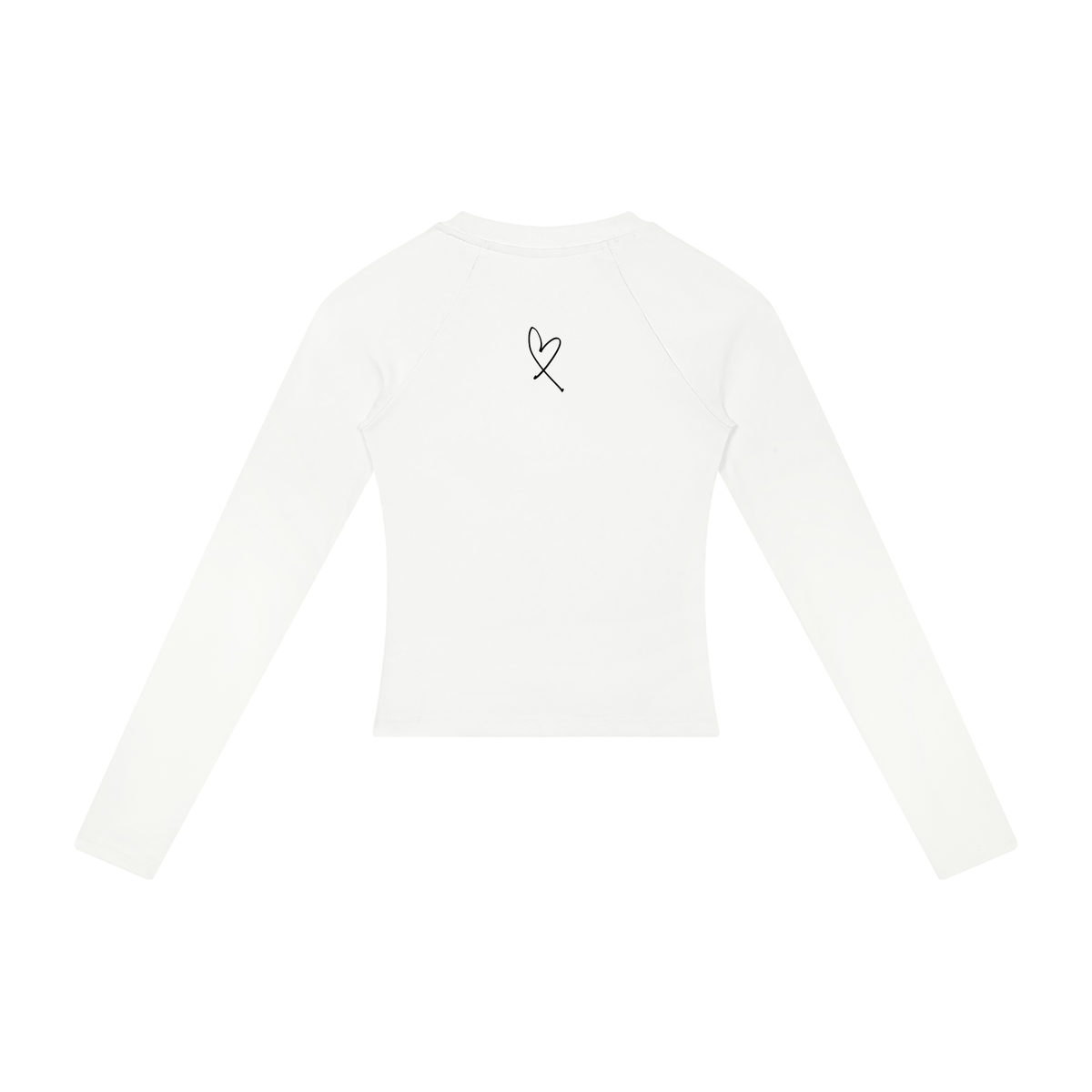 Slim Raglan Long-Sleeve Tee | Have a Heart Collection | White, Oat Gray & Khaki