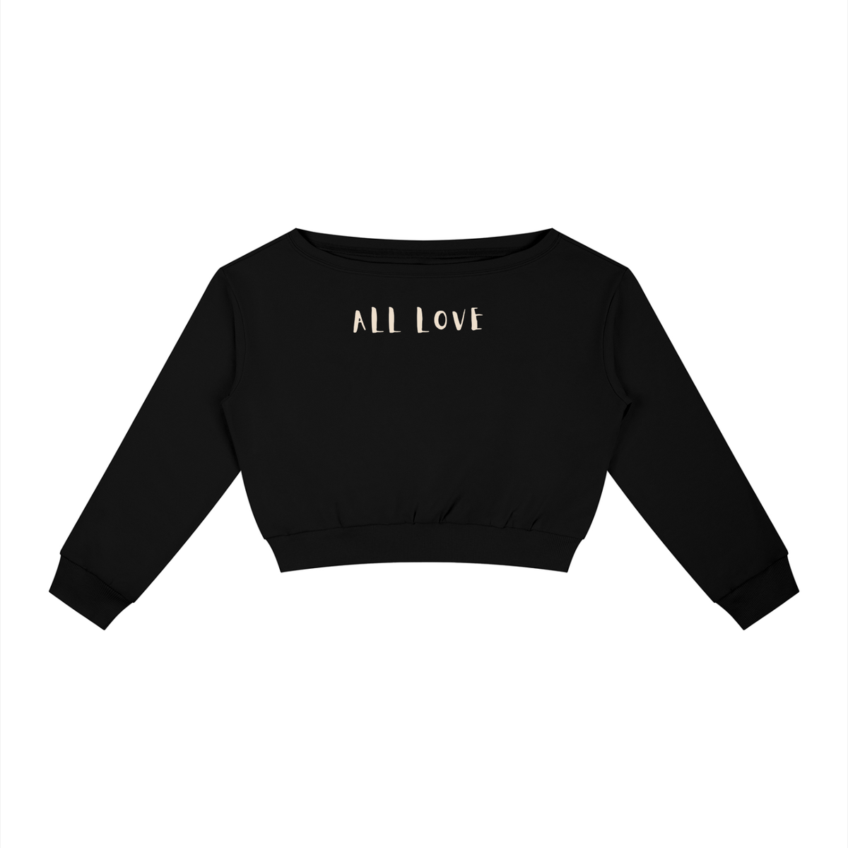 Off-the-Shoulder Boatneck Sweatshirt | Have a Heart Collection | Royal Blue & Black