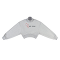 Cropped Mock-Neck Sweatshirt | Have a Heart Collection | Grey