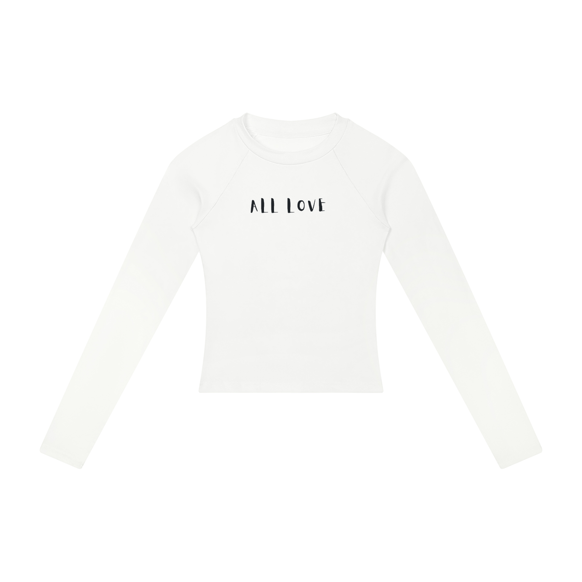 Slim Raglan Long-Sleeve Tee | Have a Heart Collection | White, Oat Gray & Khaki
