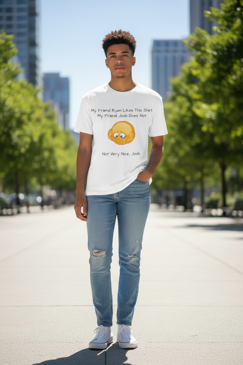 My Friend Ryan's Tee - Male Model